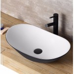 Накладной умывальник Rea Royal Black/White Накладной умывальник Rea Royal Black/White